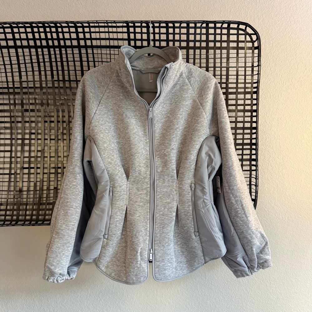 Free people Gia Fleece Jacket grey - Picture 2 of 7